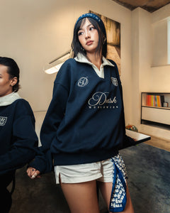 Heritage Pullover — Navy Blue