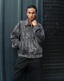 Corduroy Clasp Jacket — Grey