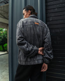 Corduroy Clasp Jacket — Grey