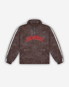 Racing Zip-Up — Brown