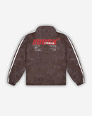 Racing Zip-Up — Brown