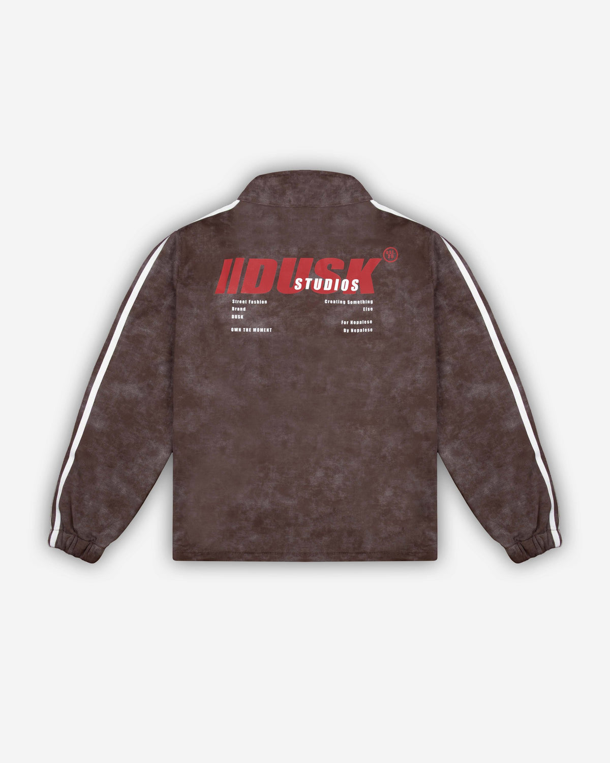Racing Zip-Up — Brown