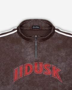 Racing Zip-Up — Brown