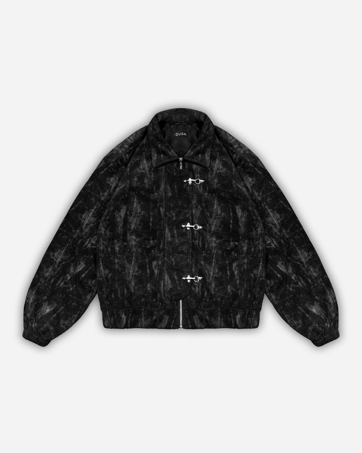 Corduroy Clasp Jacket — Black