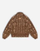 Corduroy Clasp Jacket — Brown