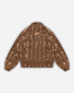 Corduroy Clasp Jacket — Brown