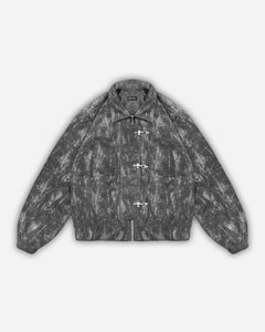 Corduroy Clasp Jacket — Grey