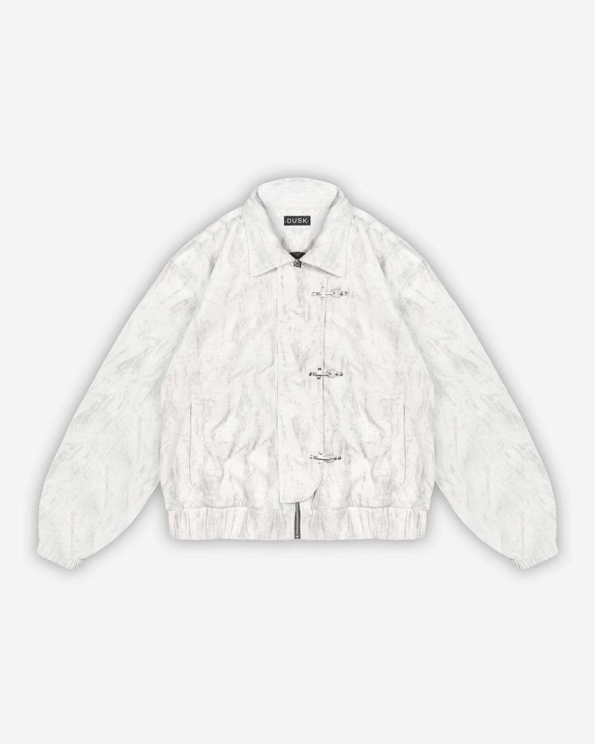 Corduroy Clasp Jacket — White
