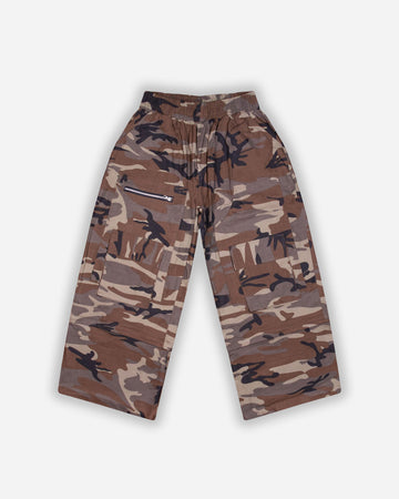 Convertible Camo Pants — Brown