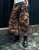 Convertible Camo Pants — Brown