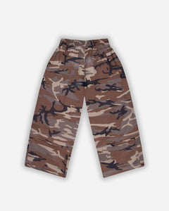 Convertible Camo Pants — Brown