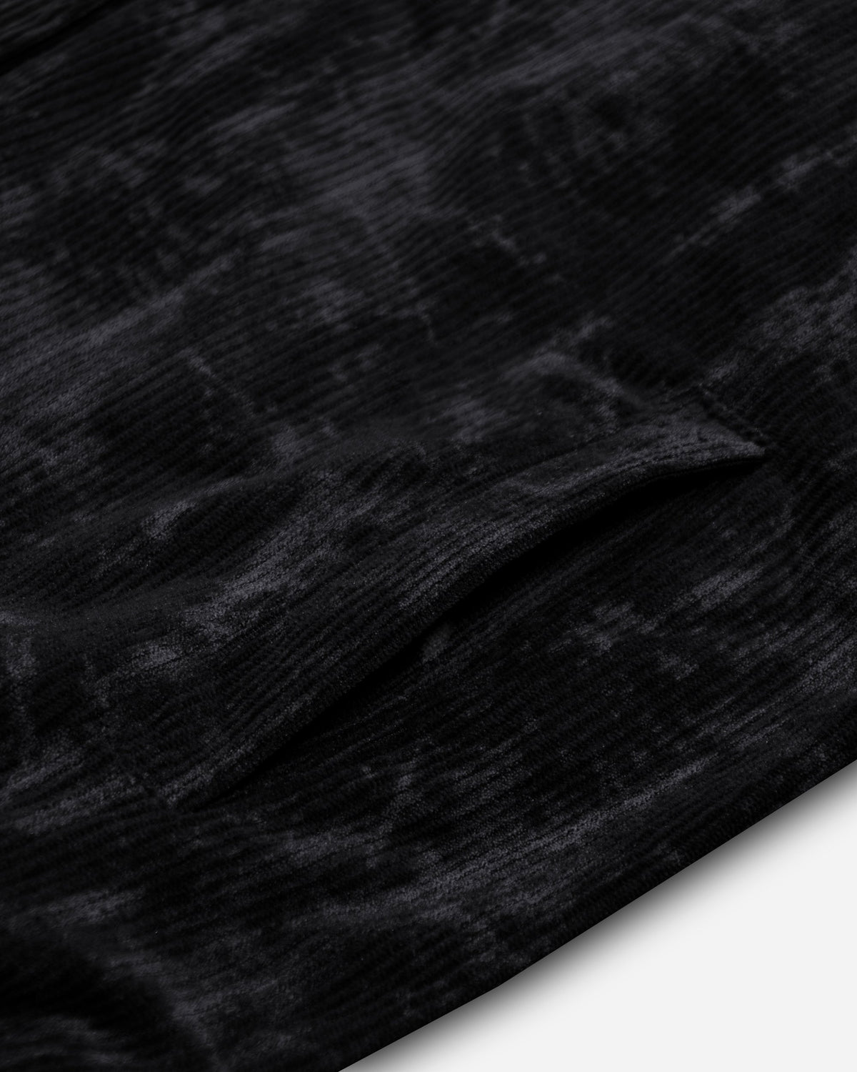 Corduroy Clasp Jacket — Black