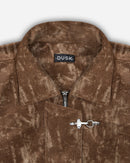 Corduroy Clasp Jacket — Brown