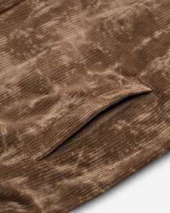 Corduroy Clasp Jacket — Brown