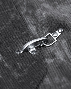 Corduroy Clasp Jacket — Grey