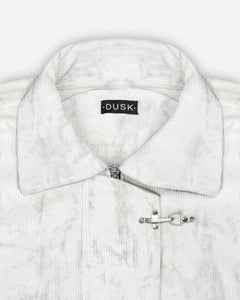 Corduroy Clasp Jacket — White