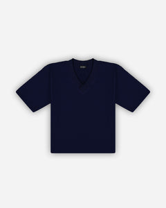 Essential Co-ord Top — Navy Blue