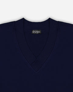 Essential Co-ord Top — Navy Blue