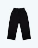 Straight Cut Trousers — Black