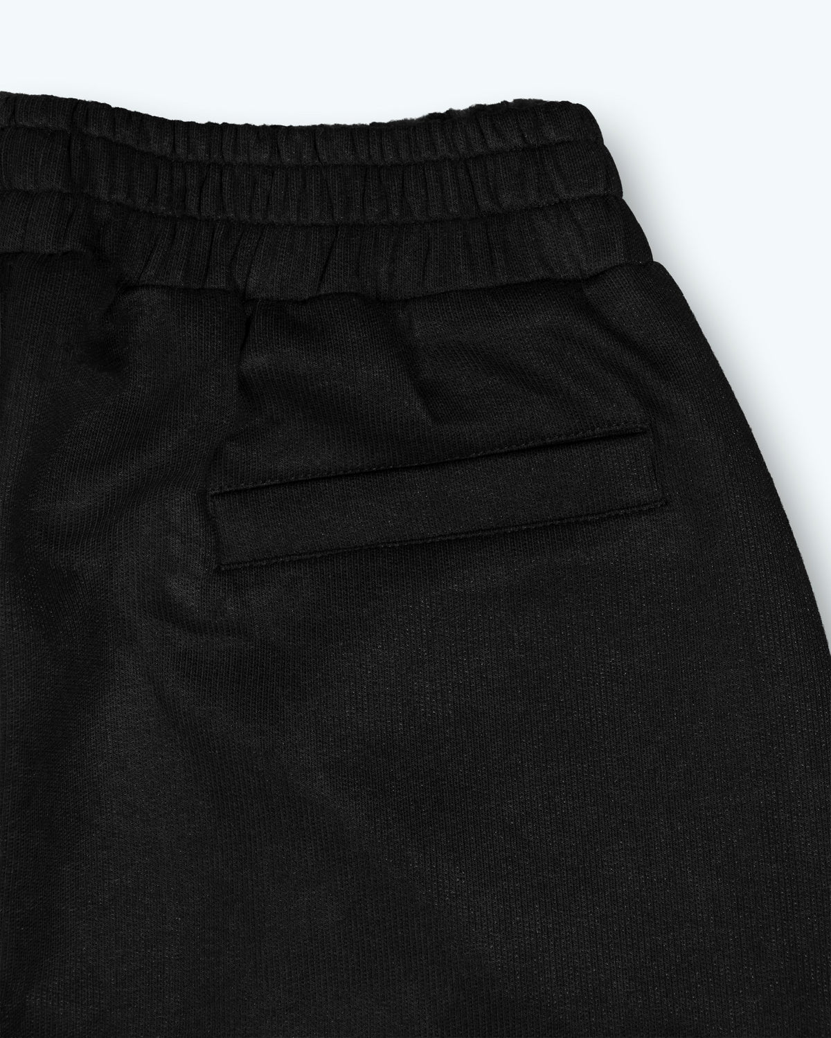 Straight Cut Trousers — Black