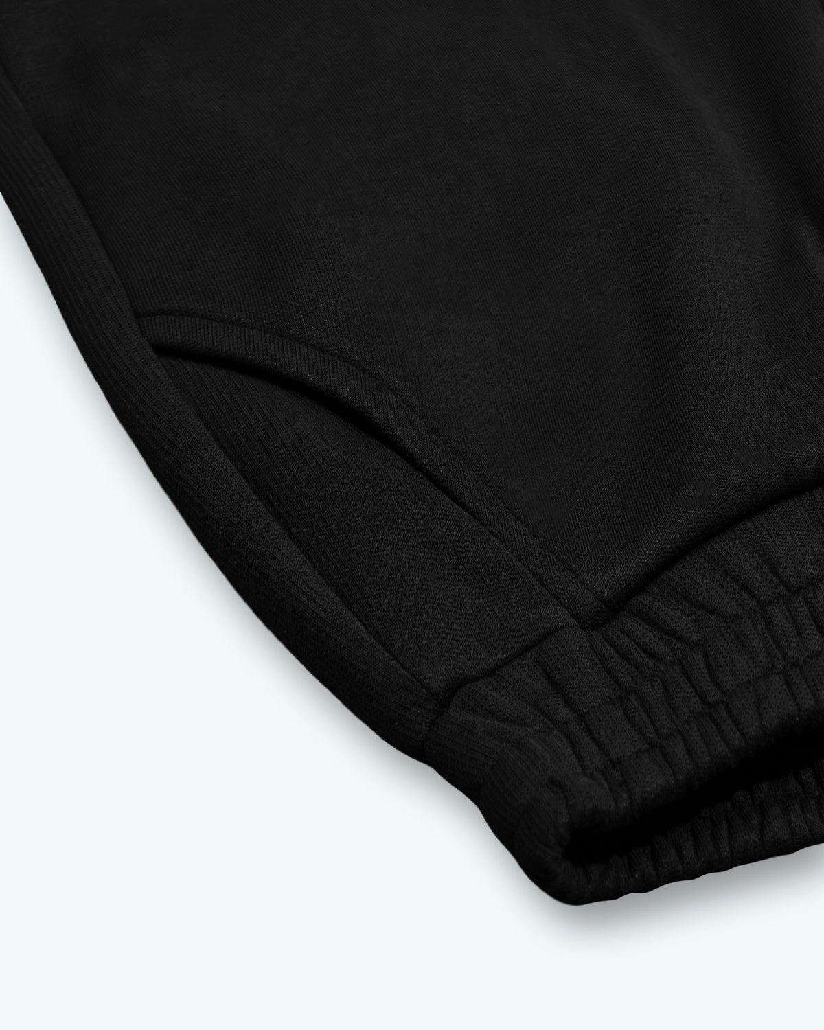 Straight Cut Trousers — Black