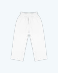 Straight Cut Trousers — White