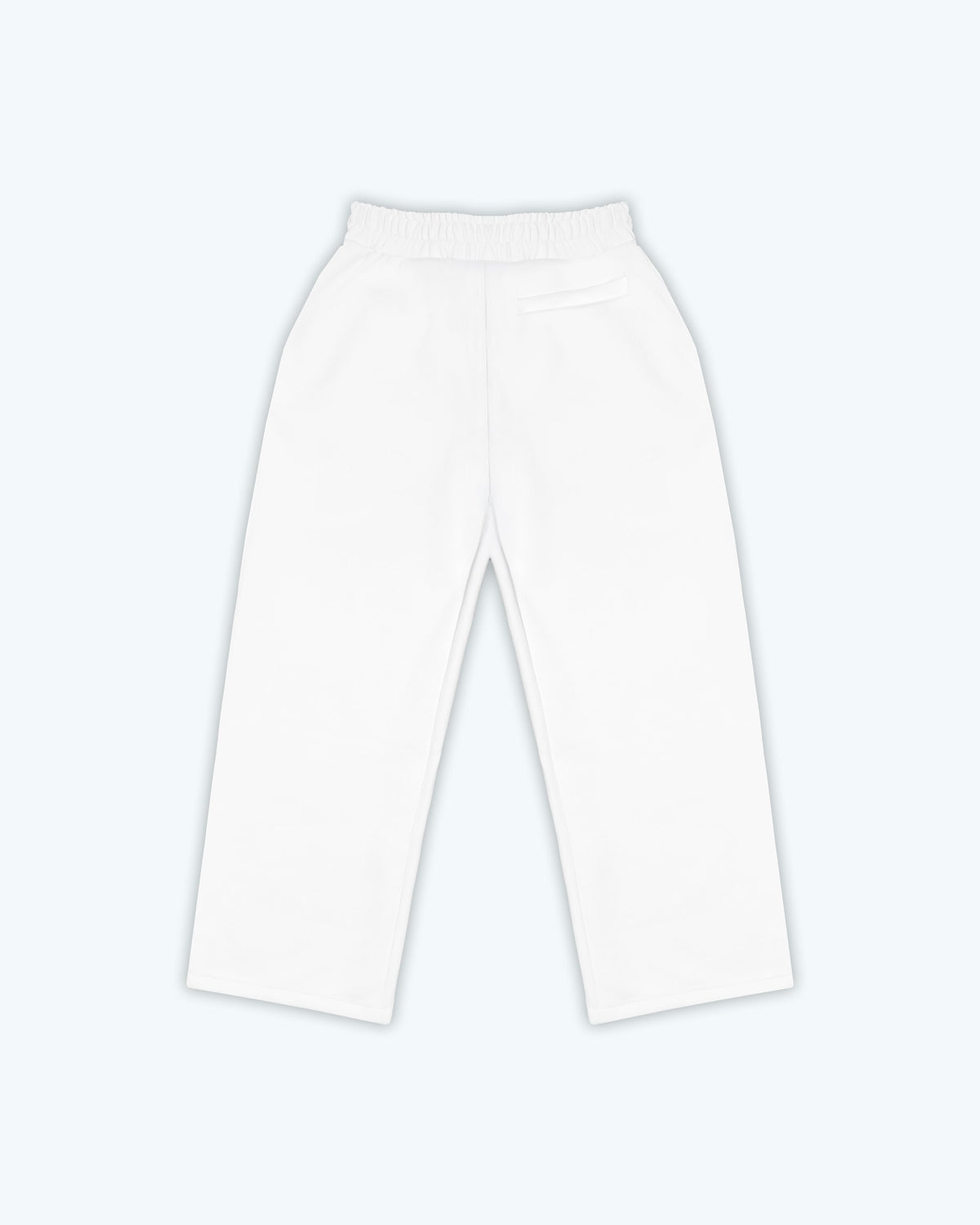 Straight Cut Trousers — White