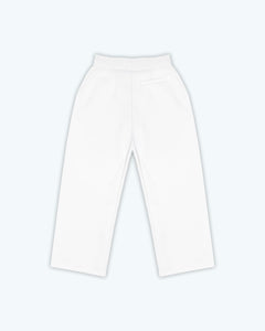Straight Cut Trousers — White