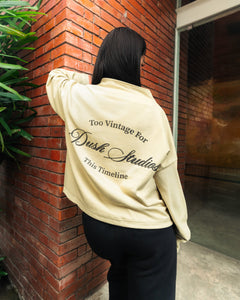Sovereign Half-Zip Pullover — Beige