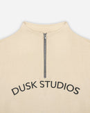 Sovereign Half-Zip Pullover — Beige
