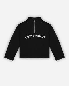 Sovereign Half-Zip Pullover — Black