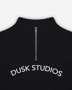Sovereign Half-Zip Pullover — Black
