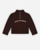 Sovereign Half-Zip Pullover — Brown