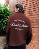 Sovereign Half-Zip Pullover — Brown