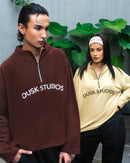 Sovereign Half-Zip Pullover — Brown