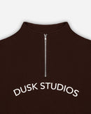 Sovereign Half-Zip Pullover — Brown