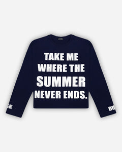 Summer Long Sleeve — Navy Blue