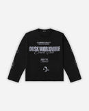Waffle Sweatshirt — Black