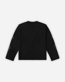 Waffle Sweatshirt — Black
