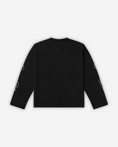Waffle Sweatshirt — Black