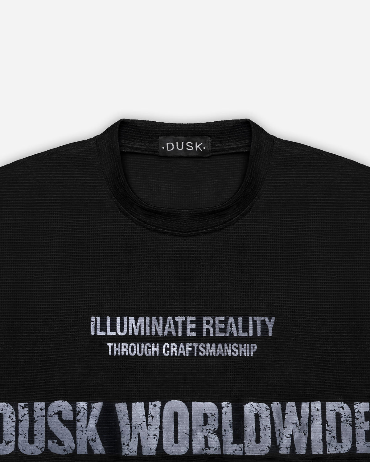 Waffle Sweatshirt — Black